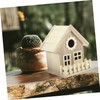 Toddmomy House Bird Nest Unfinished Wood Birdhouse Kits Unpainted Bird