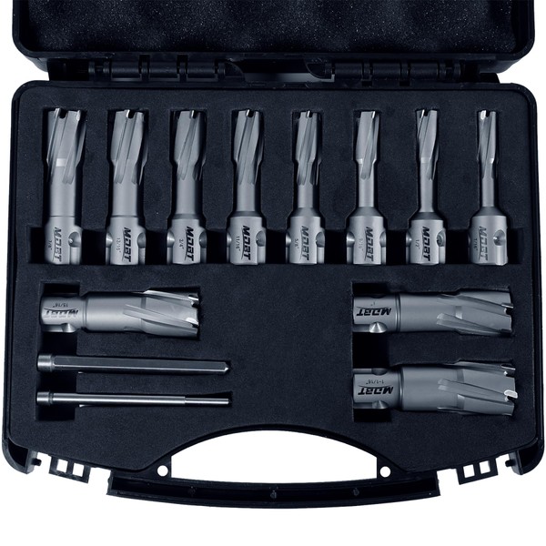 TCT Annular Cutter，13 PCS Carbide Tips Mag Drill Bits Kit,