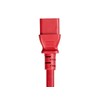 Monoprice Power Cable/Cord - 3 Feet - Red | 14AWG