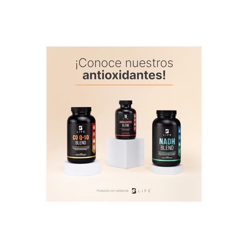 B Life Astaxantina 180 cápsulas con Aceite Puro de Salmón
