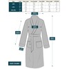 PAVILIA Green Women Waffle Knit Kimono Robe, Soft Cozy Breathable