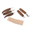 Walnut Wood Carving Knife Non Slip Comfortable Wood Carving Whittling
