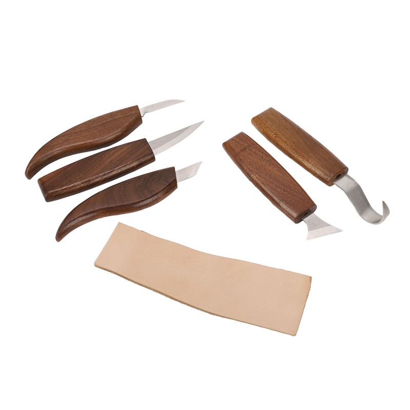 Walnut Wood Carving Knife Non Slip Comfortable Wood Carving Whittling