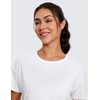 CRZ YOGA Open Back Short Sleeve Crop Top for Women