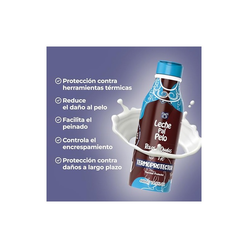 LECHE PAL PELO RIZOS Y ONDAS TERMOPROTECTOR 440ML/14.9OZ