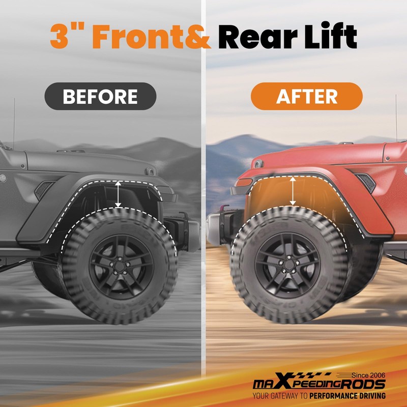 3" Lift Kit for Jeep Grand Cherokee WK/Commander XK 05-10