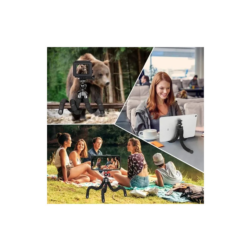 Tripie Flexible Celular Camara Soporte Universal Portatil