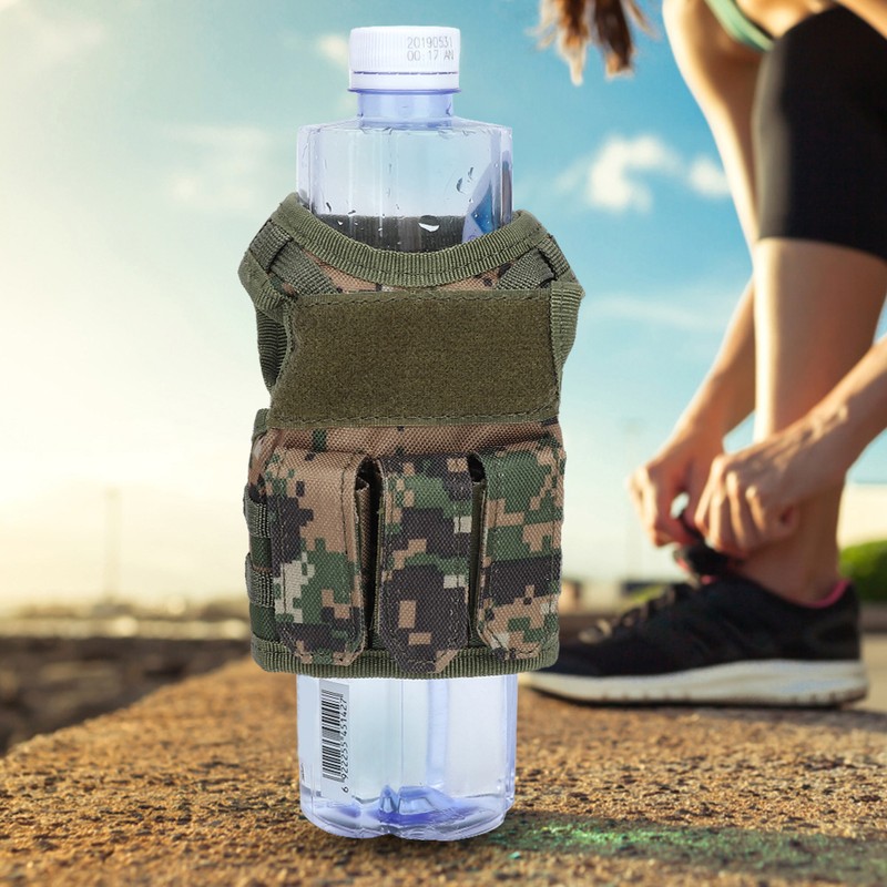 Nylon Outdoor Multifunction Tactics Beer Bottle Cover Mini Vest Shape
