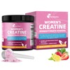 Creatine Collagen for Women, Creatine Monohydrate BCAA Myo-Inositol Biotin Hyaluronic