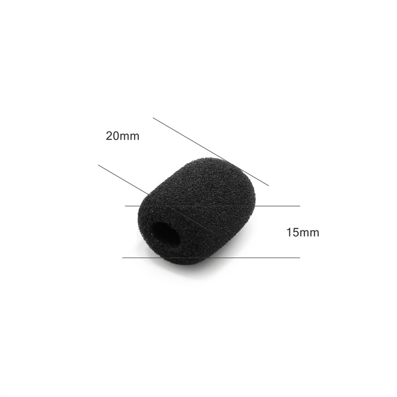 Okuli Pack of 4 x Replacement Foam Sponge Microphone Tips