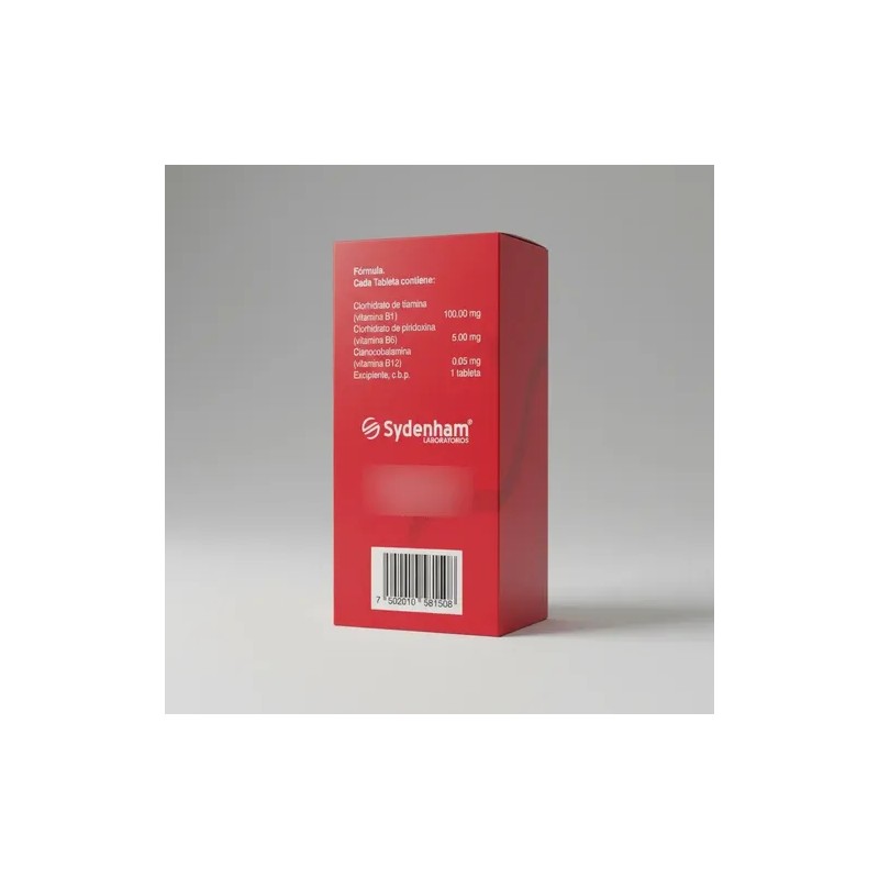 Mifisur Suplemento Vitaminas B B1 B6 B12 Sydenham Bote C/60