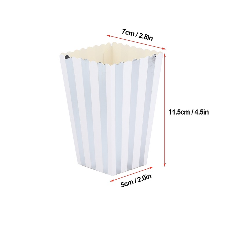 36PCS Popcorn Boxes Paper Large Capacity Top Opening Lightweight Portable