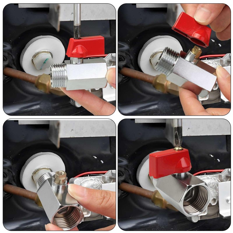 FOWSRHRG 1/2" RV Hot Water Drain Valve - Water Heaters