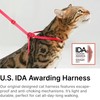 BuddyArmor Cat Harness Escape Proof, Anti-ChokeHarness Adjustable Lightweight Cat Harness