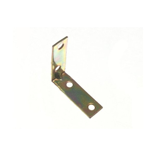 Corner Brace Angle Repair Bracket Yellow Galvanised Steel 63 mm