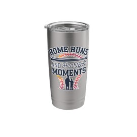 Home Runs and Heartfelt Moments (Dads and Sons) Stainless Steel Insulated Tumbler