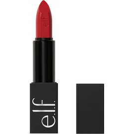 e.l.f. O Face Satin Lipstick, Richly Pigmented, Nourishing & Long-Lasting Creamy Lipstick, Infused With Jojoba, Vegan & Cruelty-Free, No Regrets