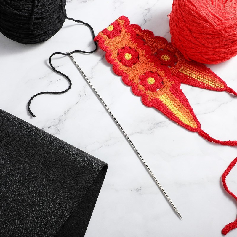 Yuanchu 12 Inch Long Sewing Needles, Sewing Needles with Large