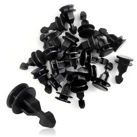 MLY 20PCS Car Engine Cover Retainer Clips, OEM 91547-TZ5-A02, Under Hood Fastener Clips for Automotive Trim Panel Shield, Compatible with Odyssey Pilot Ridgeline MDX RDX TLX (Black)