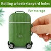 8-Piece Mini Suitcase Manicure Set - Portable Grooming Kit