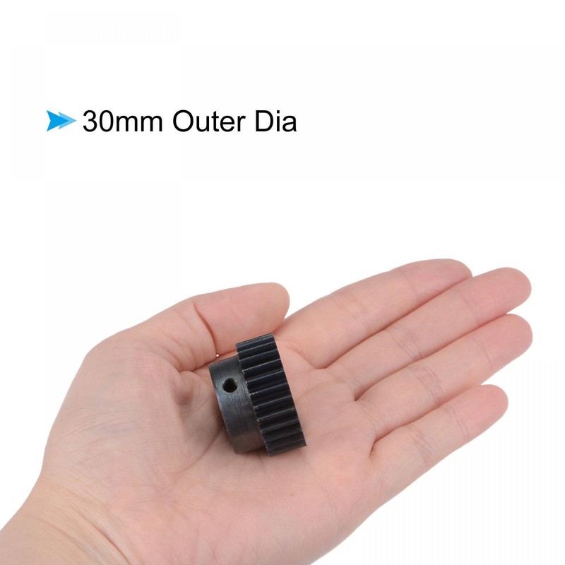 sourcing map 1Mod 28T Pinion Gear 8mm Bore Hardened Steel