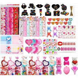 28pack Valentines Day Gifts For Kids Classroom, Valentines Party Favors Valentines Day Stationery Set Valentines Goodie Bags Valentines School Favors Classmates Exchange Gifts Valentines Prizes Bulk Stuffers