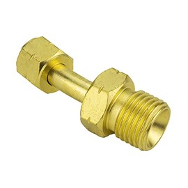 SÜA - Acetylene/Propane Regulator/Torch to Hose Adaptor - Size ''A'' 3/8''-24-LH to Size ''B'' 9/16''-18-LH