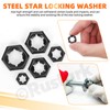 Rustark 105Pcs M6 M8 M10 M12 M14 65Mn Push On