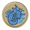 Flaming Axolotl Patrol Patch (Sew-on) - ClassB