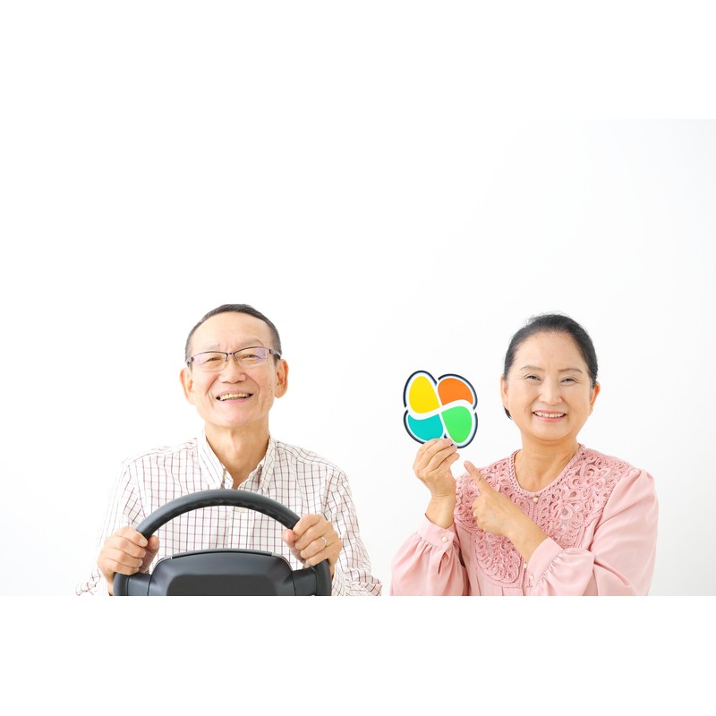 Elderly Mark Magnets, Set of 2