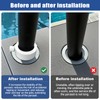 lodfGL Pool Umbrella Pole Stabilizer Sleeve Adapter - Fit 1.5"