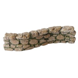 TG,LLC Treasure Gurus Miniature Cobblestone Rock Wall Fairy Garden Ornament Dollhouse Decor Accessory