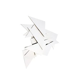 Proops Cardboard Triangular Corner Cards, Pack of 100. Educational Resource (S7894) Free UK Postage (50mm)