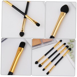 Baluue 15pcs Double-ended Eyeshadow Applicators for Easy Makeup Application Portable Makeup Tools for Women for Travel and Daily Use