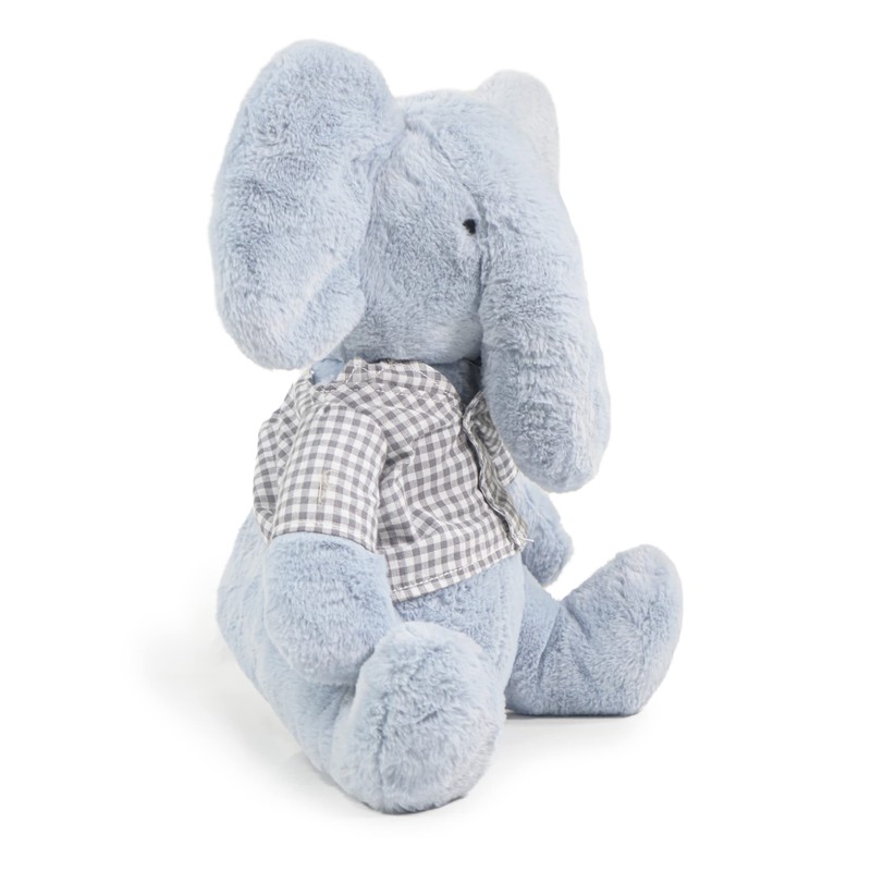 Rosewood Maxi Elton Elephant, Christmas Crinkle Plush Dog Toy, Blue
