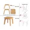 PELYN Wooden Step Stool for Kids & Adults – Small