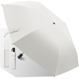 Parasol, UV Protection, 100% Light Blocking and Heat Blocking, 7.1 oz (200 g), Ultra Lightweight (Coolest Parasol, UV0, JIS Certified), Folding Umbrella, Sun Protection, Protects Skin, Heat Protection