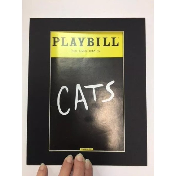 Unbranded Picture Framing Mats for Playbill fits 8x10 Frame Black