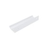 HONJIE 10Pcs 4.72" White Arc Surface Pull,White Edge Pulls Furniture
