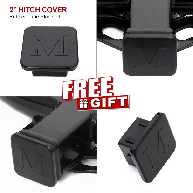 APS Rear Towing Hitch Receiver, Class 3 Trailer Hitch Compatible