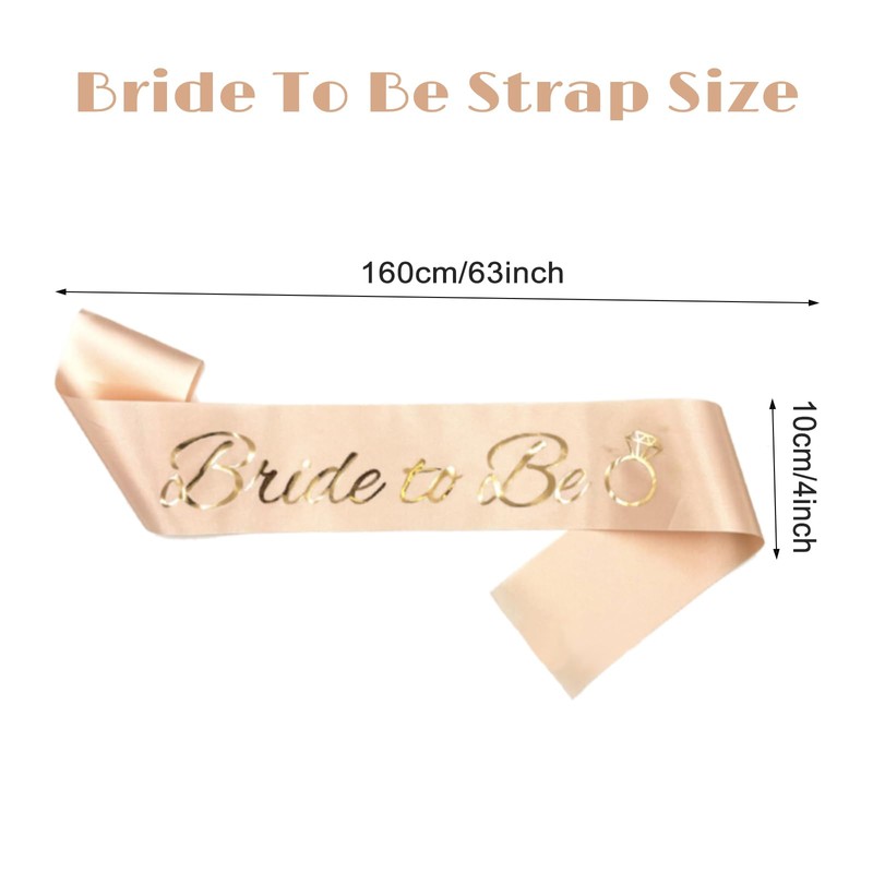 JORUN Hen Party Photo Booth Props Rose Gold Party Accessories