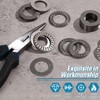 10 Sets Thrust Needle Roller Bearings with Washers 0.75 Inch