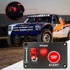 Nilight Ignition Switch Panel 12V 2 in 1 Rocker with