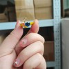 Little Yellow Duck Brooch Pin for Women Girls Crystal Cute