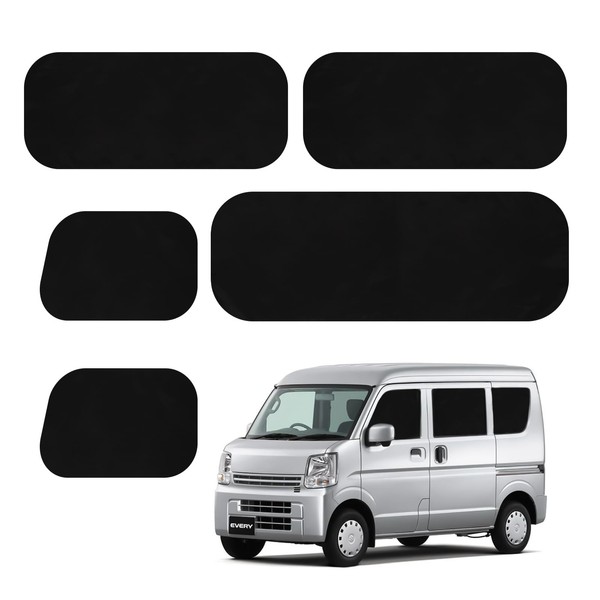 ZATOOTO CT111-BK Car Curtain, For Suzuki Every Every (DA17V JOIN/PC/PA