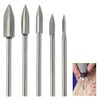 EPLZON Wood Carving Tools for Rotary HSS Tool 1/8” Shank