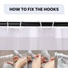 WedDecor Shower Curtains Mould Proof Resistant, Waterproof PEVA Shower Curtain
