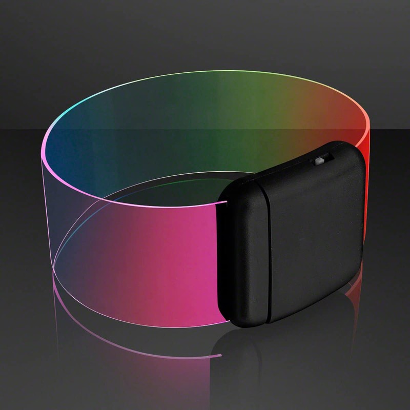 Cosmic Color Changing LED Light Up Bracelets with Magnetic Clasp