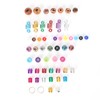 278Pcs Braid Accessories Dirty Braid Hair Ring Wig Beaded Resin