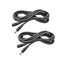 2-PackDC5.5x2.1mm 5V 12V Male to Female Cable,14AWG Male to Female Extension Cable,12V Emergency Power DC5521 Connector,for CCTV camera,Solar Monitoring,LED Light Strips,Power Concentrator Box,6.6ft